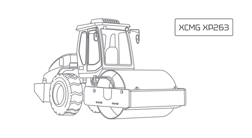Каток XP263 Каток XCMG XP263