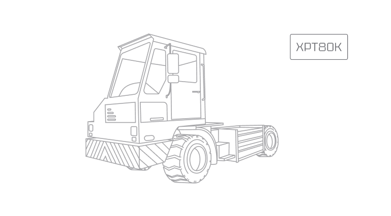 Портовый тягач XCMG XPT80К