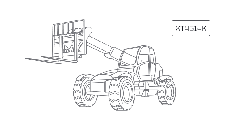 Телескопический погрузчик XCMG XT4514K